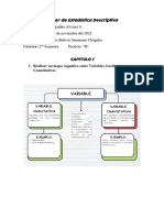 Deber de Estadística Descriptiva - VARIABLE (CUANTITATIVA Y CUALITATIVA) #1