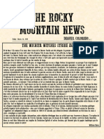 The Rocky Mountain News