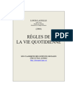 Règles de La Vie Quotidienne