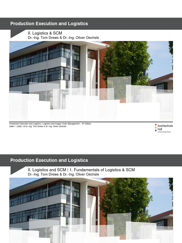2023 Part II Logistics and SCM Compendium | PDF | Supply Chain ...