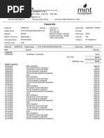 Hospital Bill Format and Sample | PDF | Surgery | Intravenous Therapy