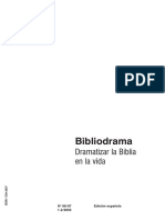 Bibliodrama - Dramatizar La Biblia en La Vida - Dei Verbum 2005