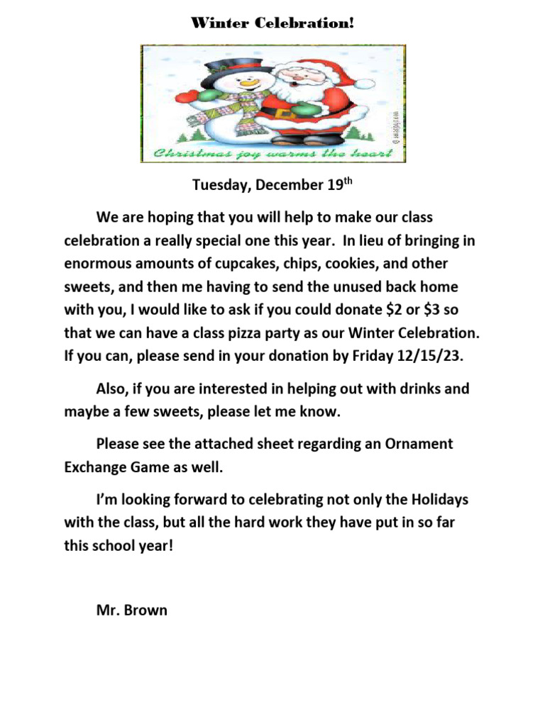 Christmas Letter 2023 PDF