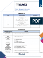 3 ETAPA - Simulado SSA - AC1: Calendário