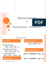 8 Trig Graphs - Parameters