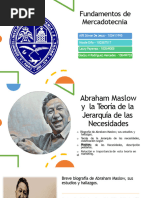 Abraham Maslow y La Teoria de La Jerarquia