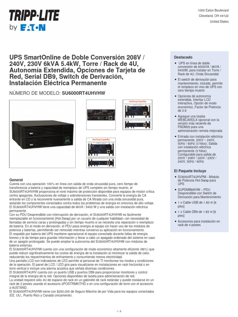 Su 6000 RT 4 Uhvhw | PDF | Ingenieria Eléctrica | USB