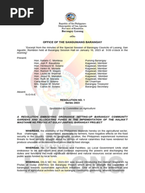 BARANGAY-HAPAG-ORDINANCE
