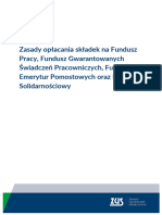 Zasady Opłacania Składek Na Fundusz Pracy, Fundusz Gwarantowanych Świadczeń Pracowniczych Oraz Fundusz Emerytur Pomostowych