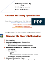 1b Query Optimization Sil 7ed ch16