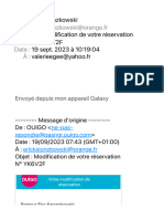 FW Modification de Votre Réservation #YK6V2F