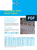 Outokumpu Stainless Mesh Fabric Datasheet