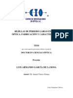 Óptica: Fabricación y Caracterización