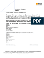 Justificante Recogida de Alimentos