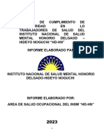 Informe de Cumplimiento de Bioseguridad in HD HN