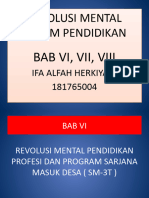 Revolusi Mental Dalam Pendidikan Bab 6,7,8