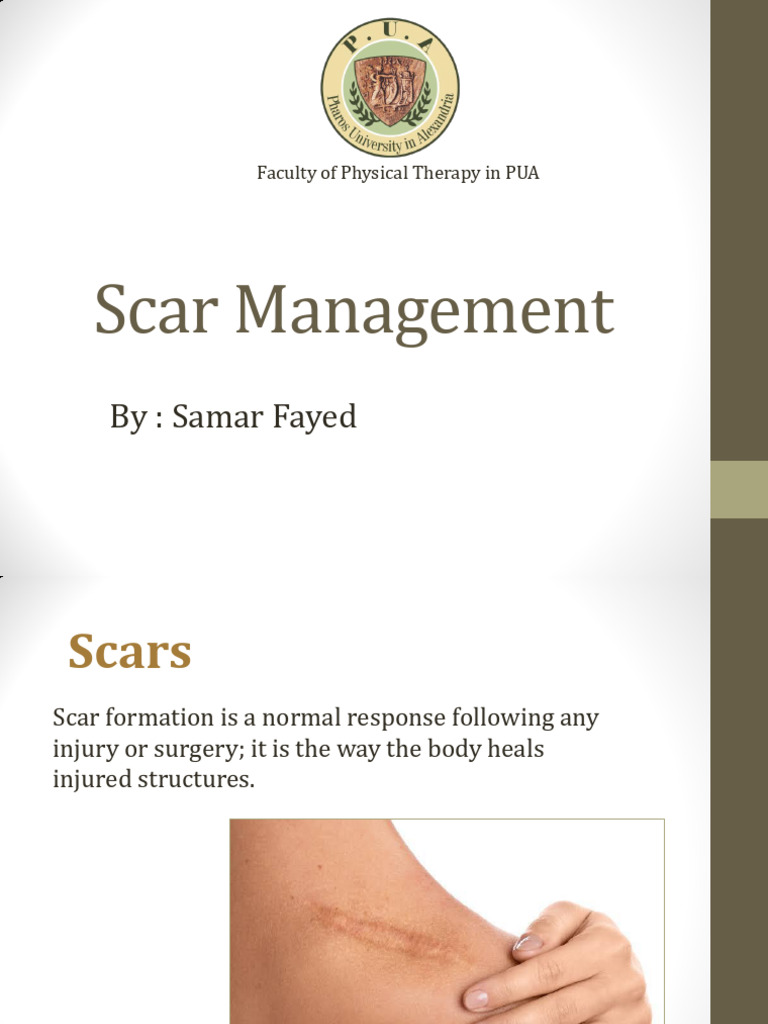 Scar Management PDF Scar Skin