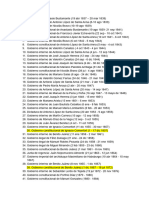 Lista de Presidentes Corregida