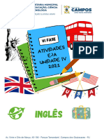 EJA 6 Fase Inglês Aprendendo