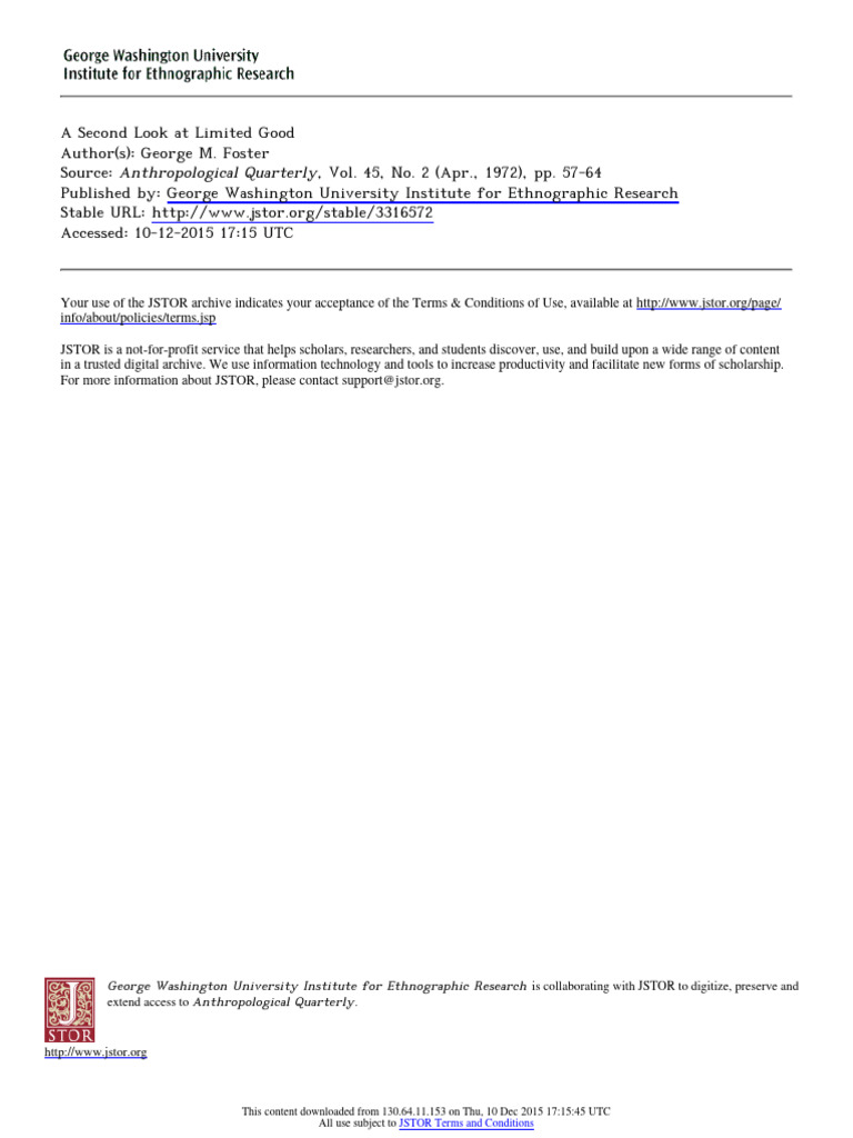 Washington University Institute For Ethnographic Research Is