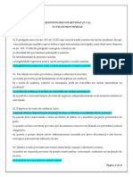 Questionário de Revisão (1 N-1) Tutelas Provisórias