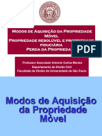 Aula 9-Aquisição Da Propriedade Móvel-Propriedade Resolúvel-Propriedade Fiduciária-Perda Da Propriedade