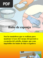 Baño de Esponja: Guía para Enfermería | PDF | Baños | Enfermería
