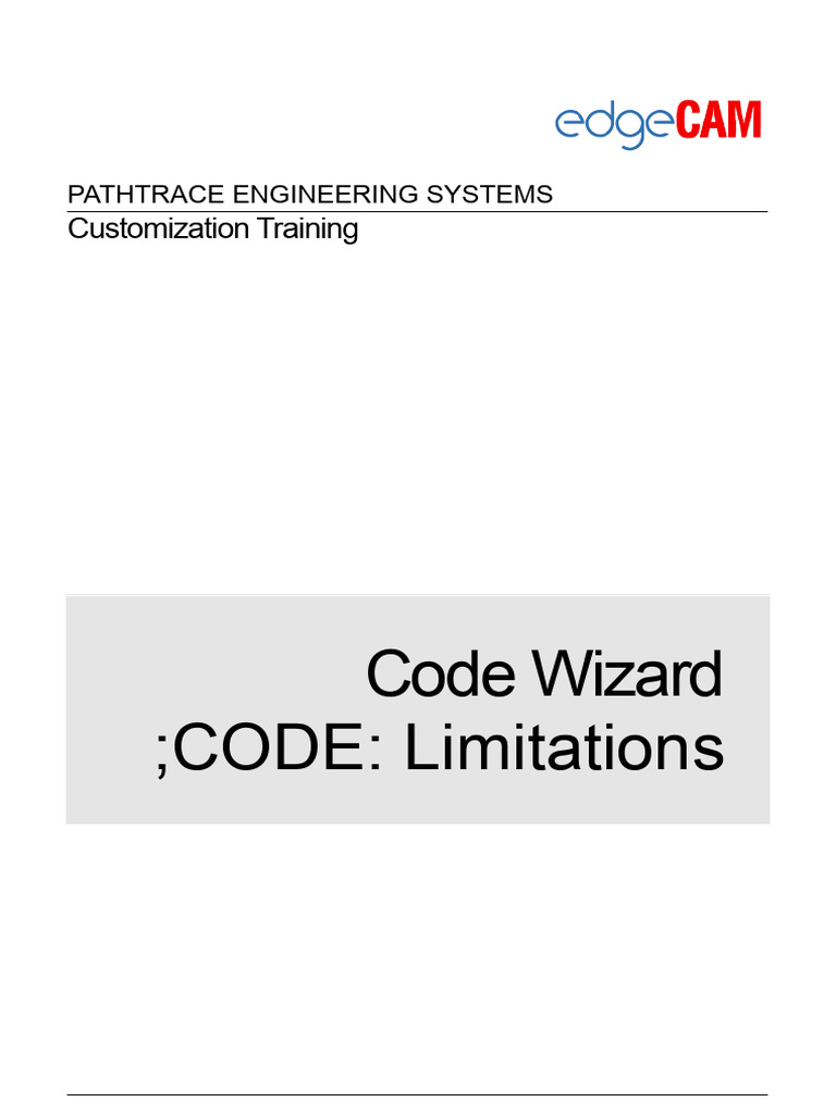 Code Wizard Limitations | Download Free PDF | Information Technology ...