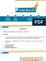 Marciano de Brito Ensino Religioso 10/09/2020 ... : Tradições Religiosas Afro-Brasileiras: Visão Geral