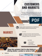 Customers and Markets