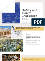 Safety and Health Inspection