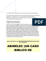 Abimelec y El Tiempo