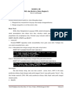 Modul Iii DML Dan Retrieve Data (Bagian I) : Tujuan