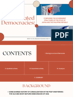 Presentation Analysis On Government Structores of Consolidated Democracies