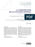 Percepcion Ficcion Teatral 10p