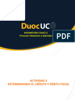 3.2.1 Determinando El Credito y Debito Fiscal