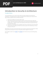 Introduction To Security and Architecture - Guided Notes