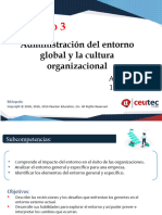 Capitulo 3 La Administración Del Entorno Global y La Cultura Organizacional