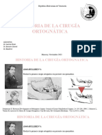 Historia de La Cirugía Ortognática