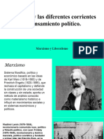 El Estado y Las Diferentes Corrientes de Pensamiento Político.