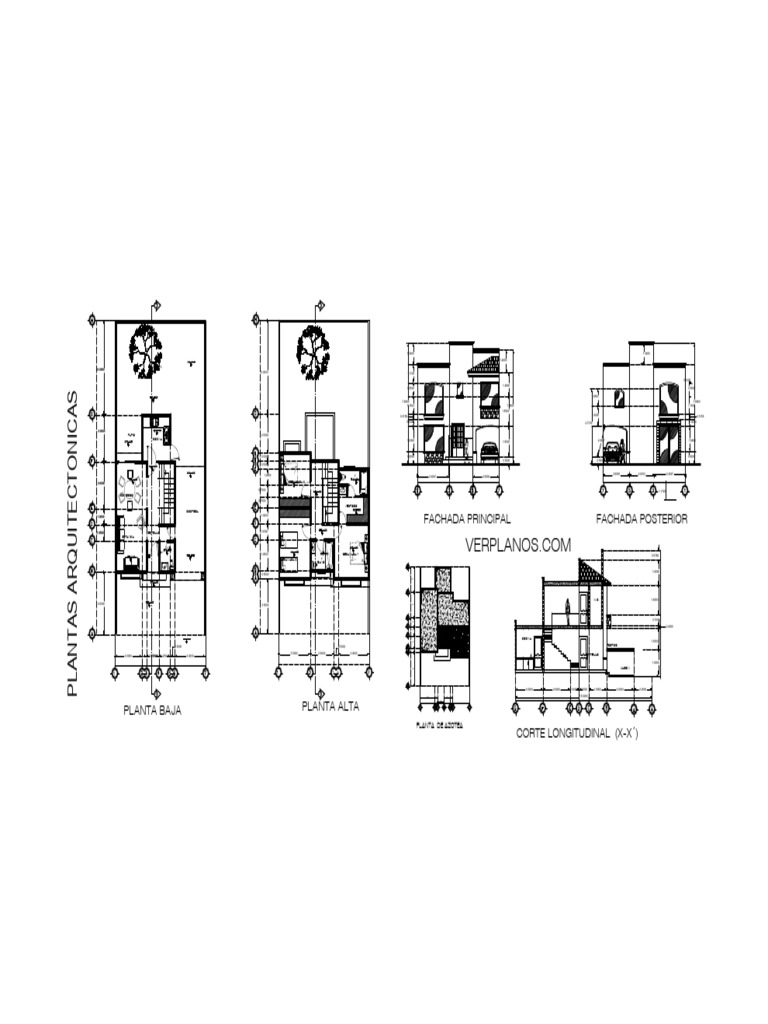 Plano casa 10 10 2 pisos pdf