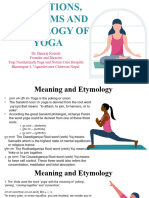 Definitions of Yoga