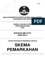 Skema Percubaan BM Kertas 2 Kelantan 2023