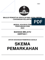 Skema Percubaan BM Kertas 1 2023