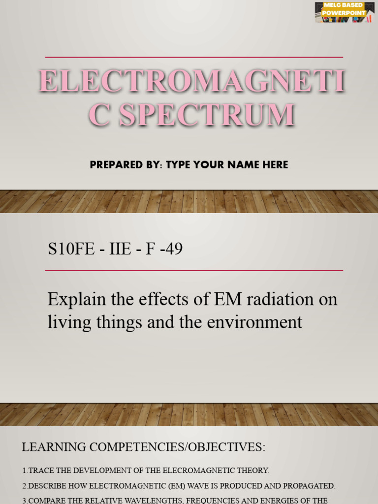 Effects of Electromagnetic Radiation | PDF | Electromagnetic Spectrum ...