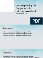 Komunikasi Pada Pasien DG Kebutuhan Khusus (Ventilator DLL)