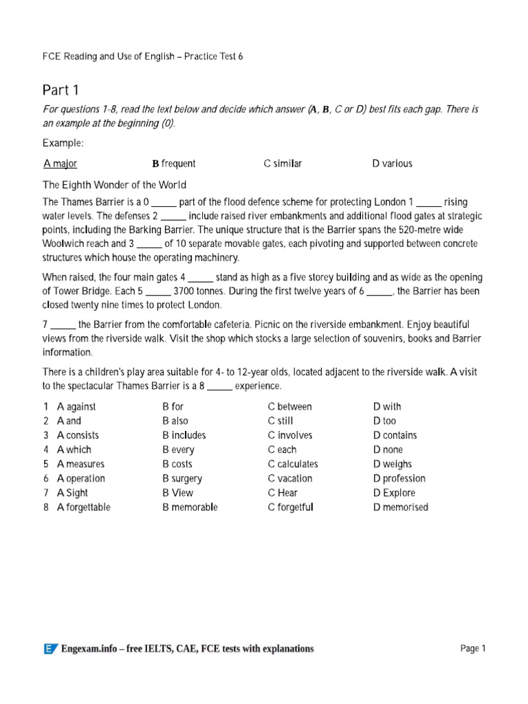 Fce Cambrige 2 ﾄ静 S A Pdf