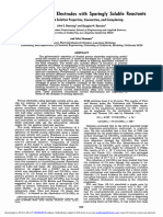 Analysis of Porous Electrodes With Sparingly Soluble Reactants - II