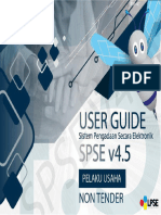 User Guide SPSE v4.5 Pelaku Usaha Non Tender