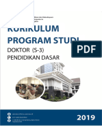 Program DOKTOR KURIKULUM Prodi Dikdas S3 - 20 Desember 2019